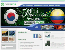 Tablet Screenshot of deerfos.com.co